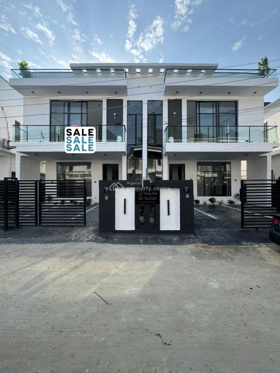 Luxury 4 Bedroom Semi Detached Duplex with Bq, Ikota Gra, Ikota, Lekki, Lagos, Semi-detached Duplex for Sale