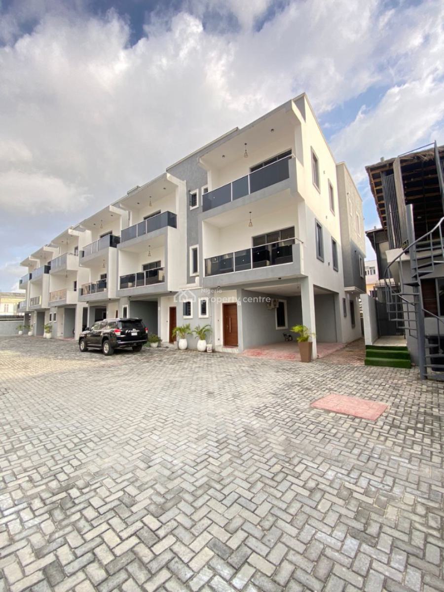 Spacious 4 Bedroom Terrace Duplex with Bq, Ikate, Lekki, Lagos, Terraced Duplex for Sale