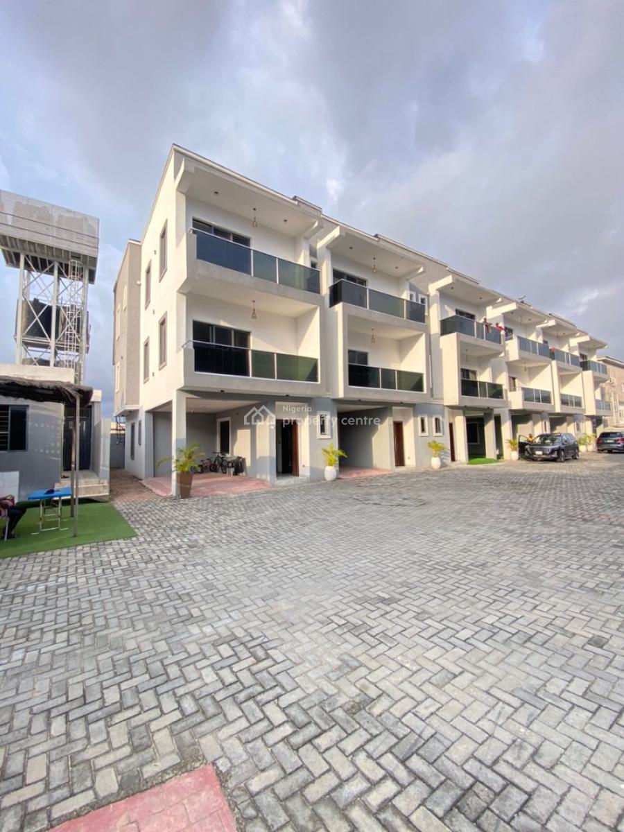 Spacious 4 Bedroom Terrace Duplex with Bq, Ikate, Lekki, Lagos, Terraced Duplex for Sale