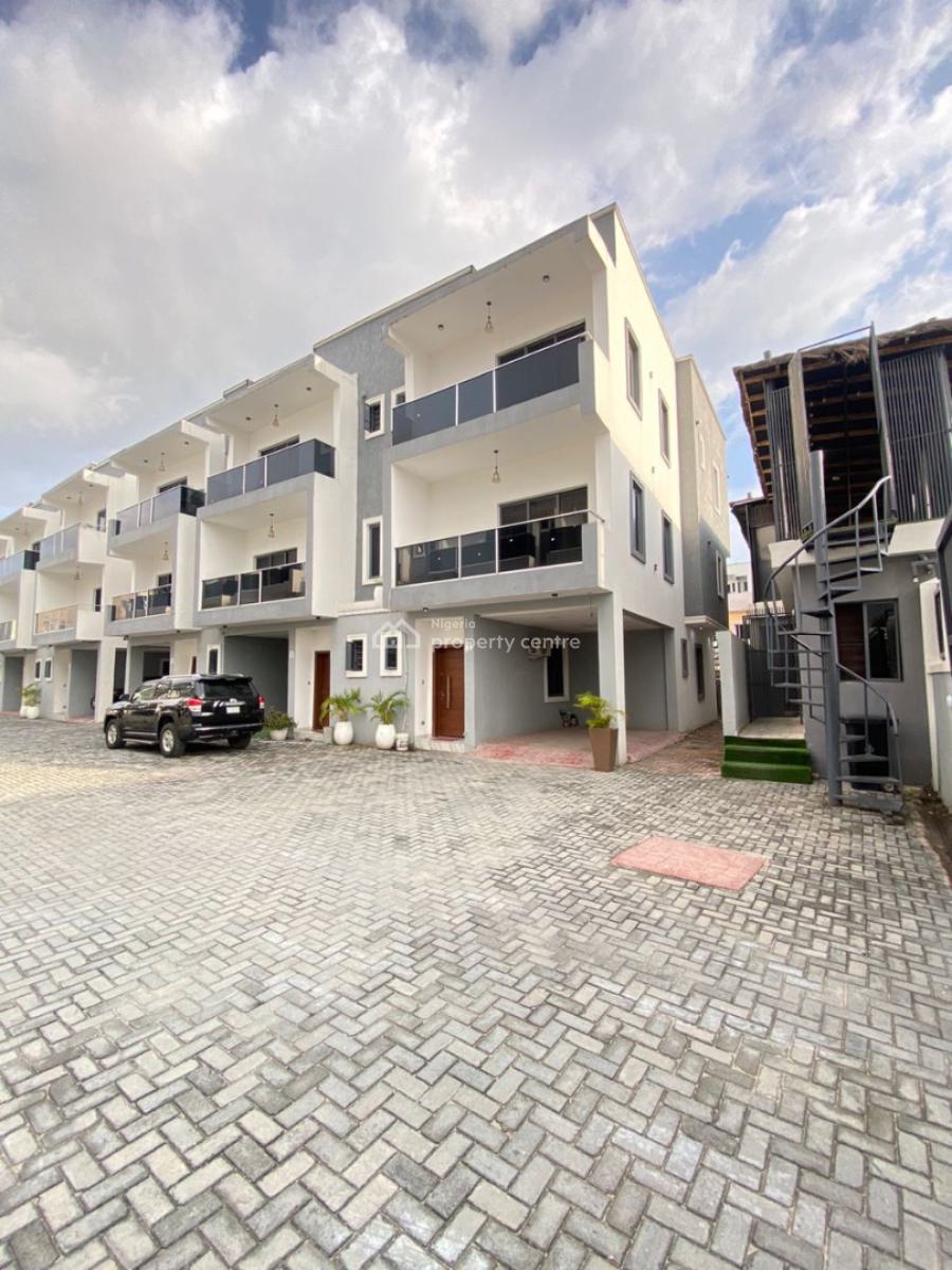 Spacious 4 Bedroom Terrace Duplex with Bq, Ikate, Lekki, Lagos, Terraced Duplex for Sale