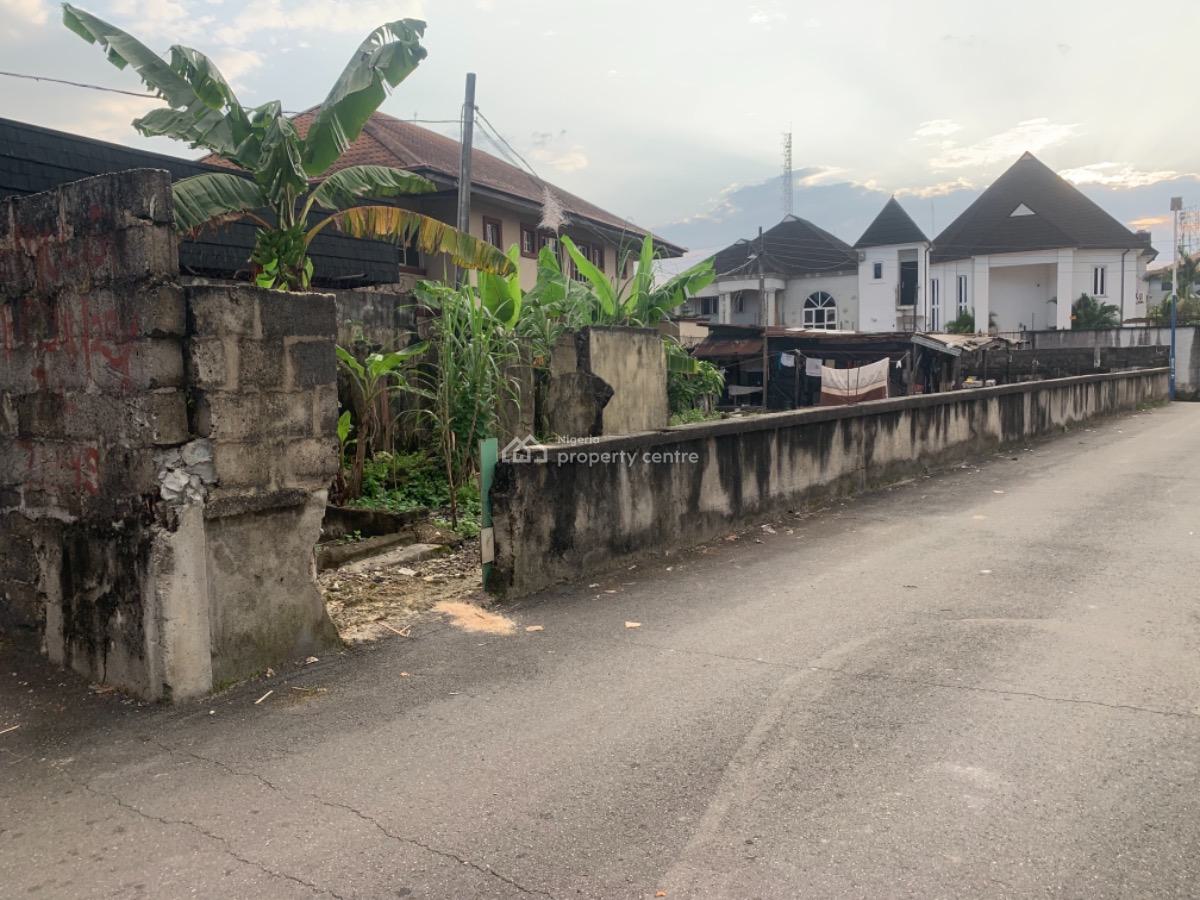 a Fenced Corner-piece Land, Off Mummy B Road, Port Harcourt, Rivers, Residential Land for Sale