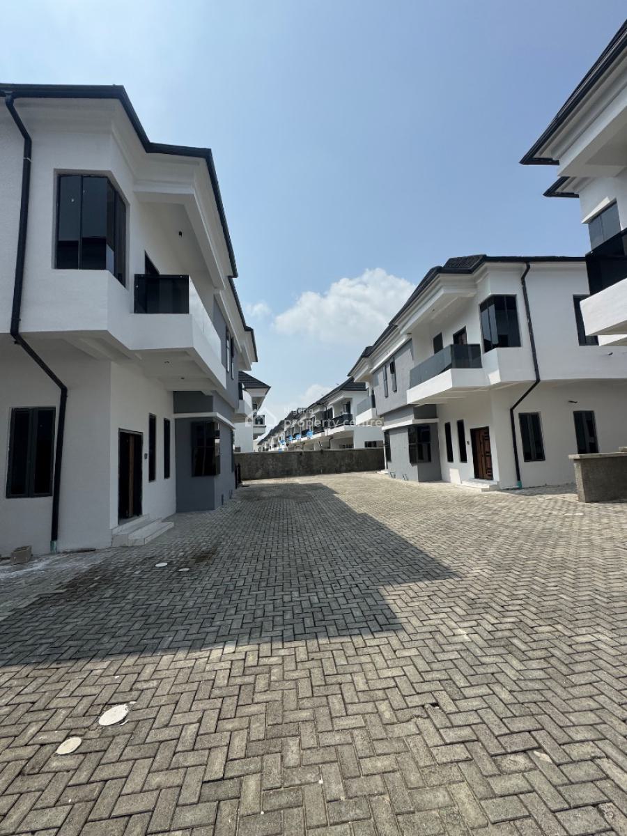 Newly Built 4 Bedroom with Bq Available for Lease and Purchase, Orchid Road, Lekki, Lagos, Semi-detached Duplex for Rent