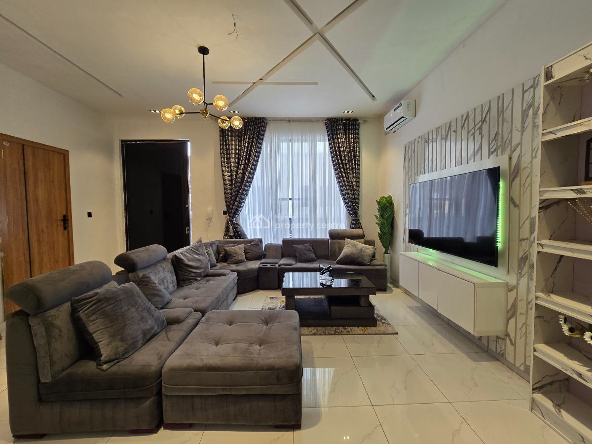 Fully Furnished & Exquisite 4 Bedroom Semi-detached Duplex with Bq, Harris Drive, Vgc, Lekki, Lagos, Semi-detached Duplex Short Let