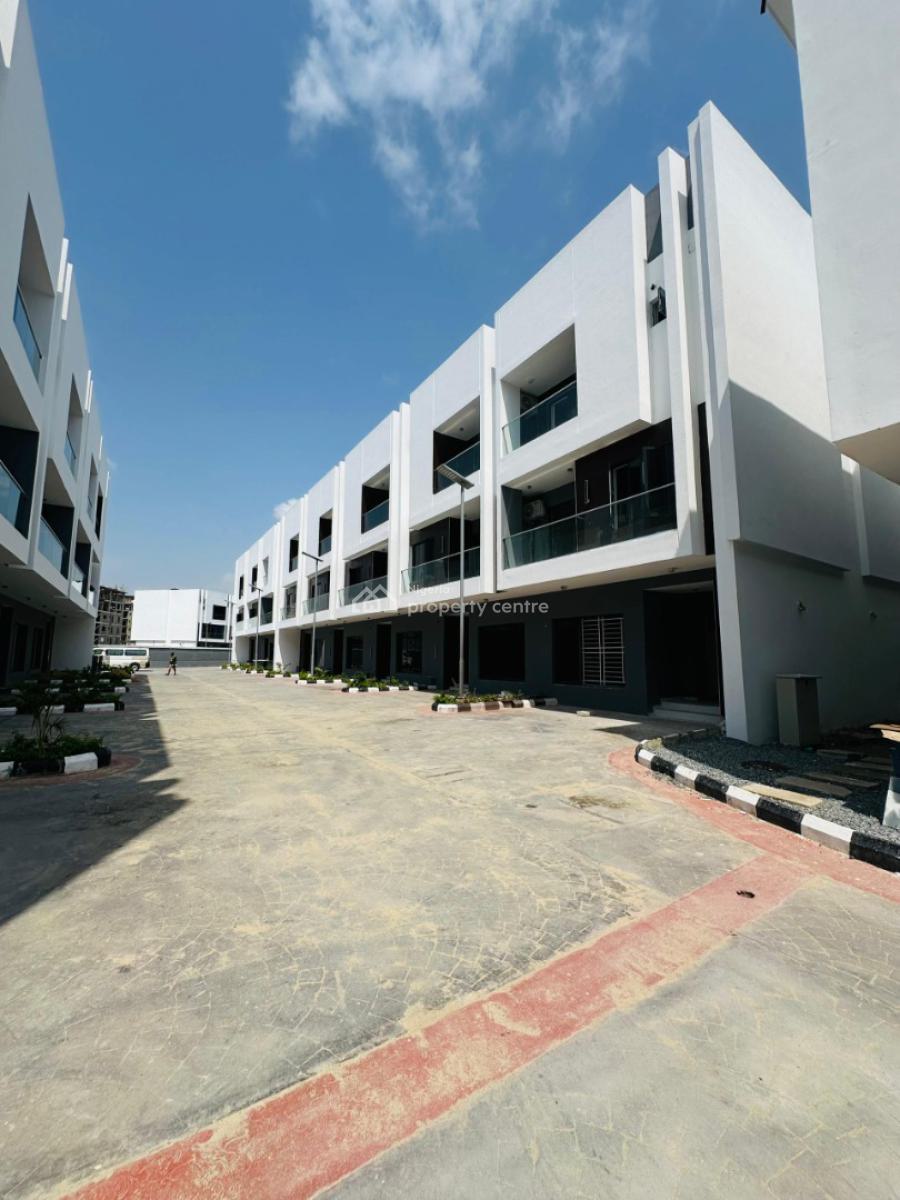 4 Bedroom Terrace Duplex with Bq, Swimming Pool, and Play Ground, Lekki Phase 1, Lekki, Lagos, Terraced Duplex for Rent