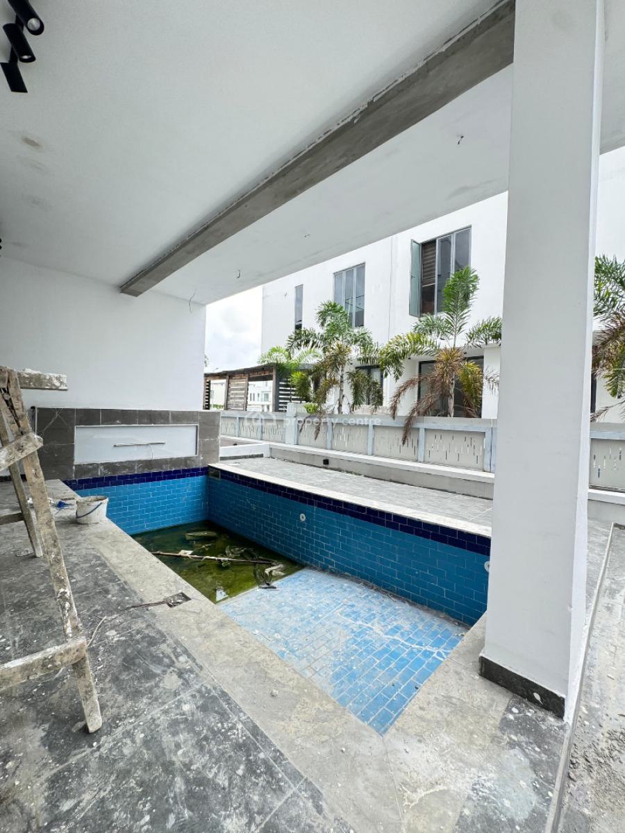 Magnificent 5 Bedroom Semi Detached Duplex  with a Pool, Lounge, Elevator, Ikate, Lekki, Lagos, Semi-detached Duplex for Sale