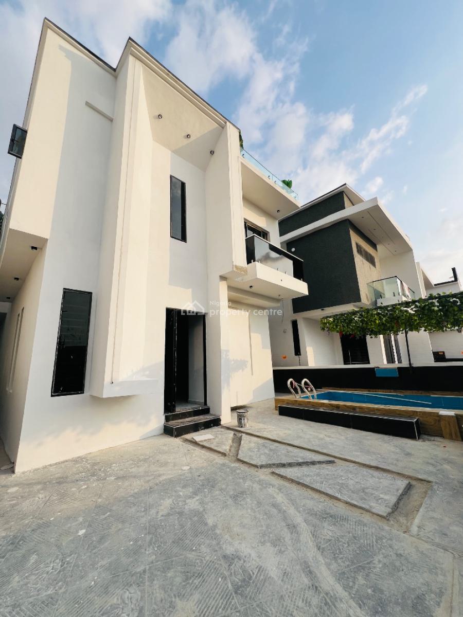 Tastefully Finished 4 Bedroom Detached Duplex with a Swimming Pool, Lekki Palm City Estate, Ajah, Lagos, Detached Duplex for Sale