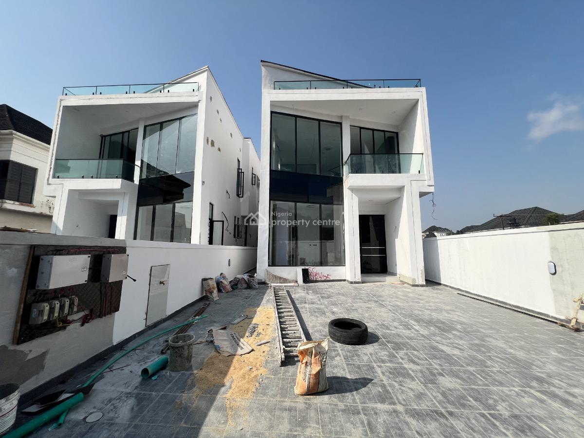 Luxury 5 Bedroom Contemporary Detached Duplex, Chevron Tollgate, Lekki, Lagos, Detached Duplex for Sale