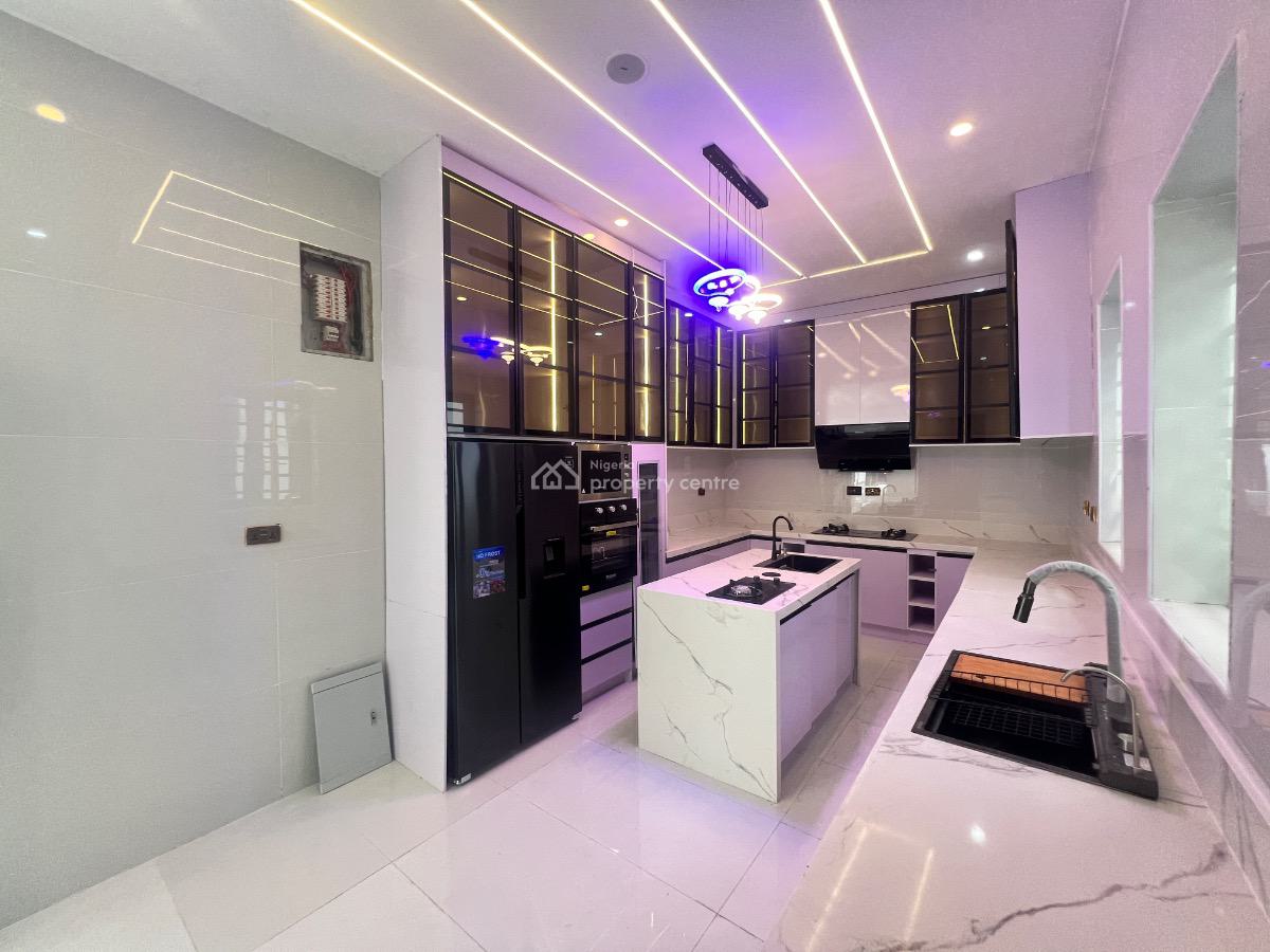 Luxury 5 Bedroom Contemporary Detached Duplex, Chevron Tollgate, Lekki, Lagos, Detached Duplex for Sale