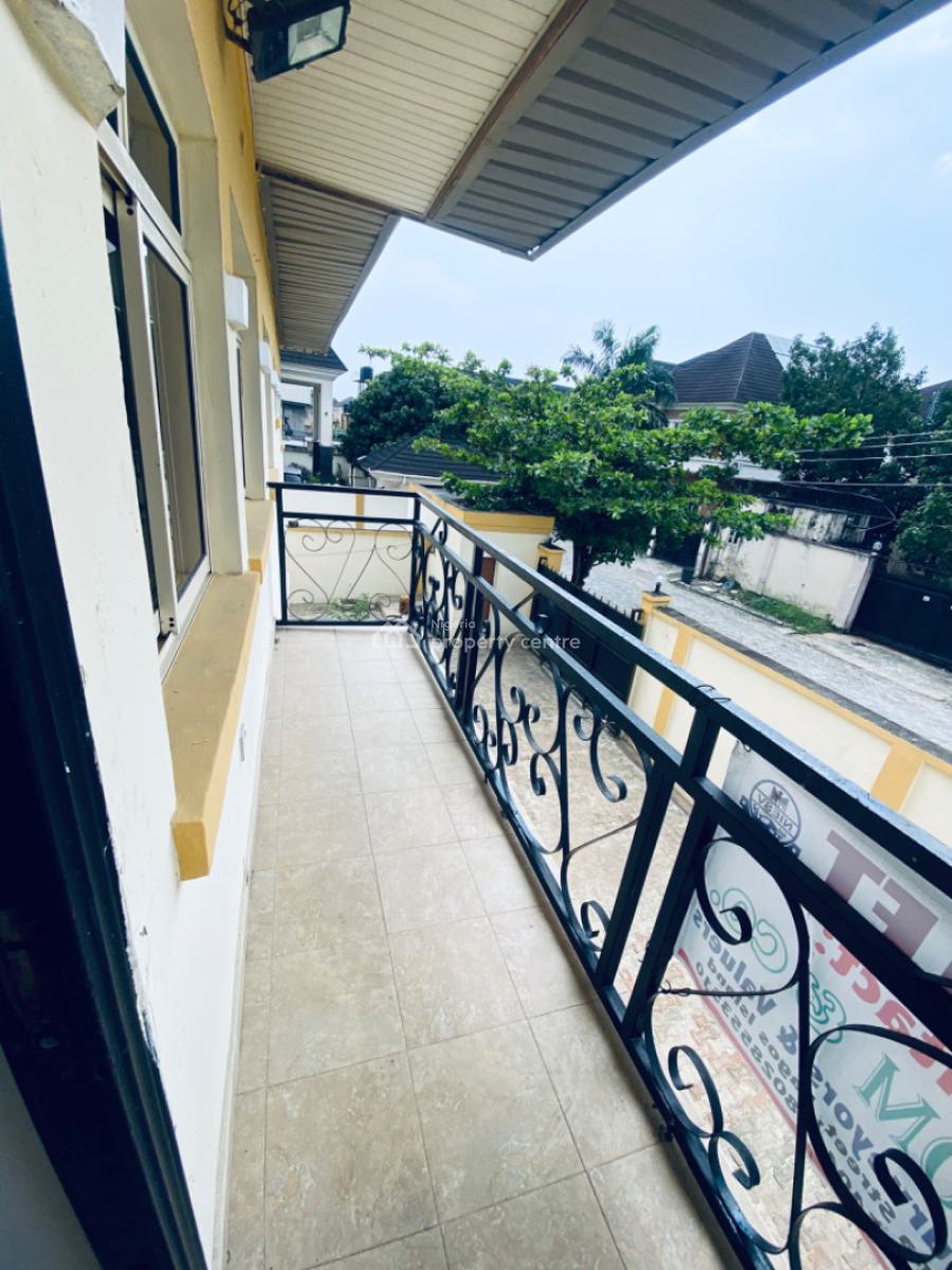 Fresh Out 3 Bedrooms Flats Upstairs with 2 Big Balconies and Entrance, Ikota, Lekki, Lagos, Flat / Apartment for Rent