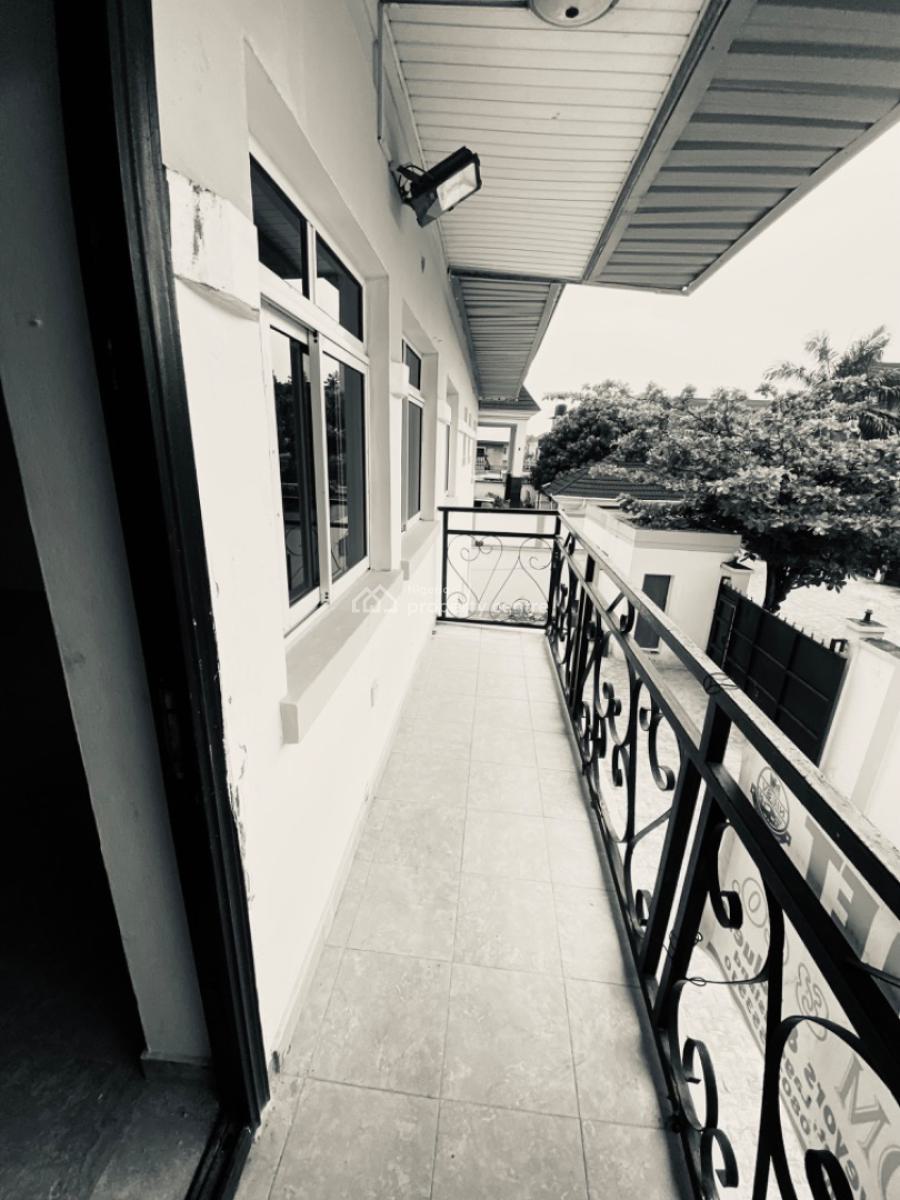 Fresh Out 3 Bedrooms Flats Upstairs with 2 Big Balconies and Entrance, Ikota, Lekki, Lagos, Flat / Apartment for Rent