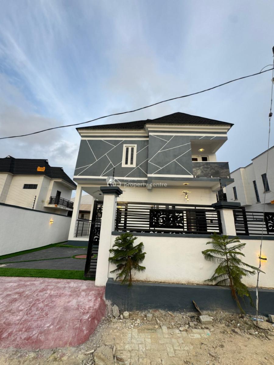 Spacious Fully Detached 4 Bedroom Duplex with Bq, Ajah, Lagos, Detached Duplex for Sale