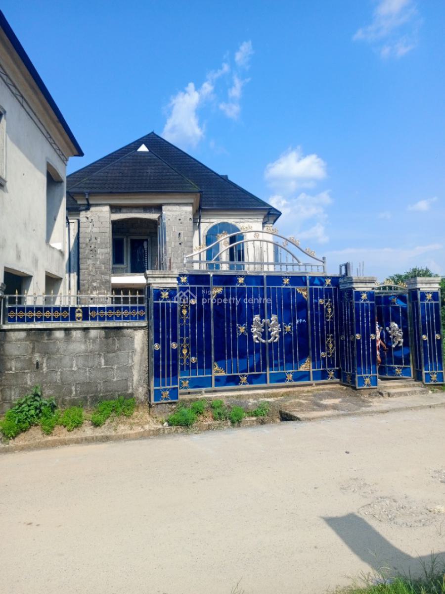 95% Completed 5 Bedroom Fully Detached Duplex with Security House., Eneka, Port Harcourt, Rivers, Detached Duplex for Sale