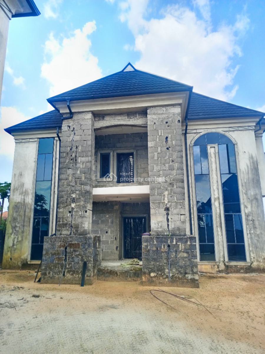 95% Completed 5 Bedroom Fully Detached Duplex with Security House., Eneka, Port Harcourt, Rivers, Detached Duplex for Sale