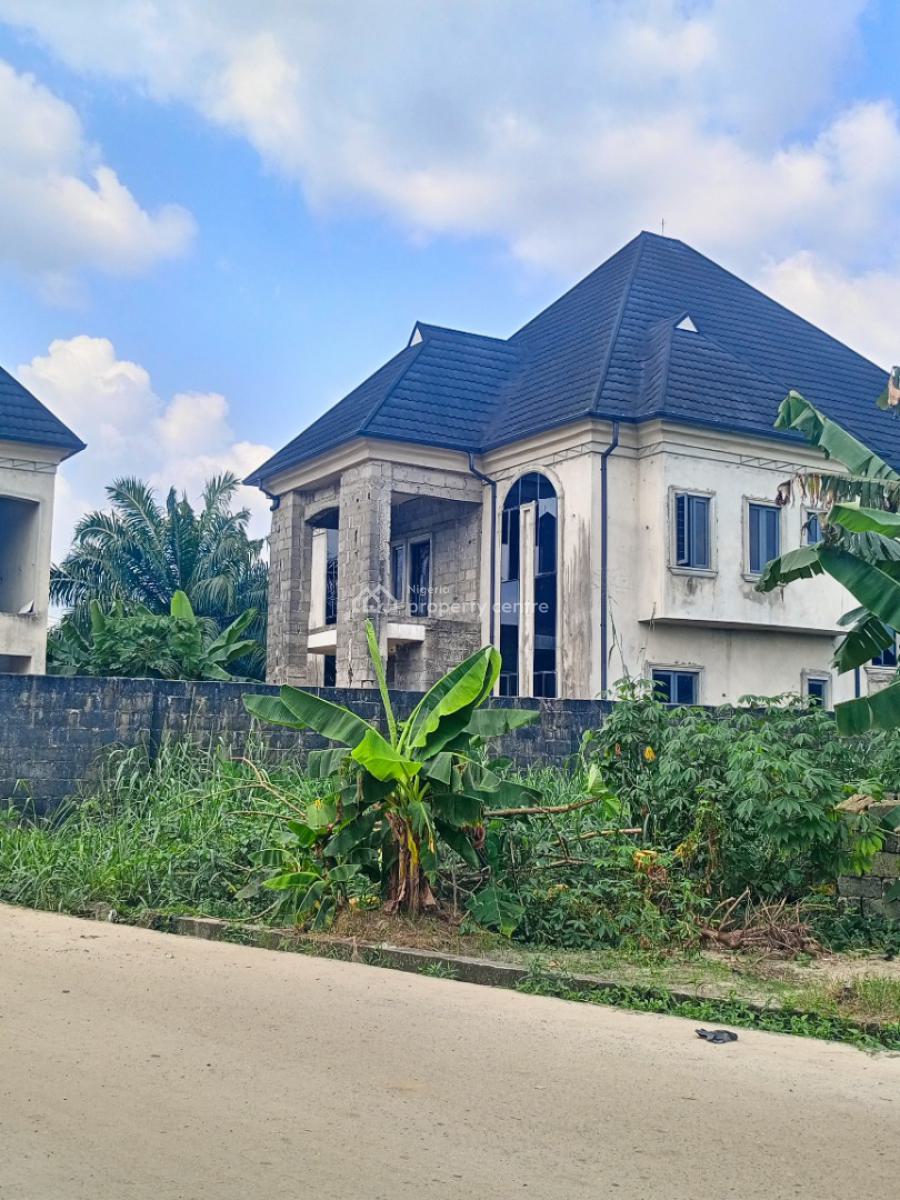 95% Completed 5 Bedroom Fully Detached Duplex with Security House., Eneka, Port Harcourt, Rivers, Detached Duplex for Sale