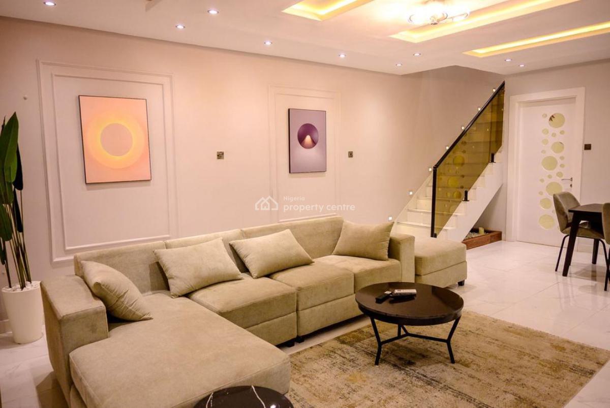 Luxurious 3 Bedroom Duplex with Inbuit Cinema Room Available, Opebi, Ikeja, Lagos, House Short Let
