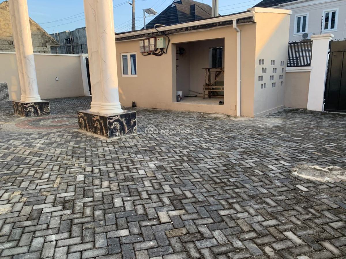Luxury Standard 4 Bedroom Semi Detached House Witb Bq/ Gate/ Gen House, Peninsula Garden Estate, Sangotedo, Ajah, Lagos, Semi-detached Duplex for Rent