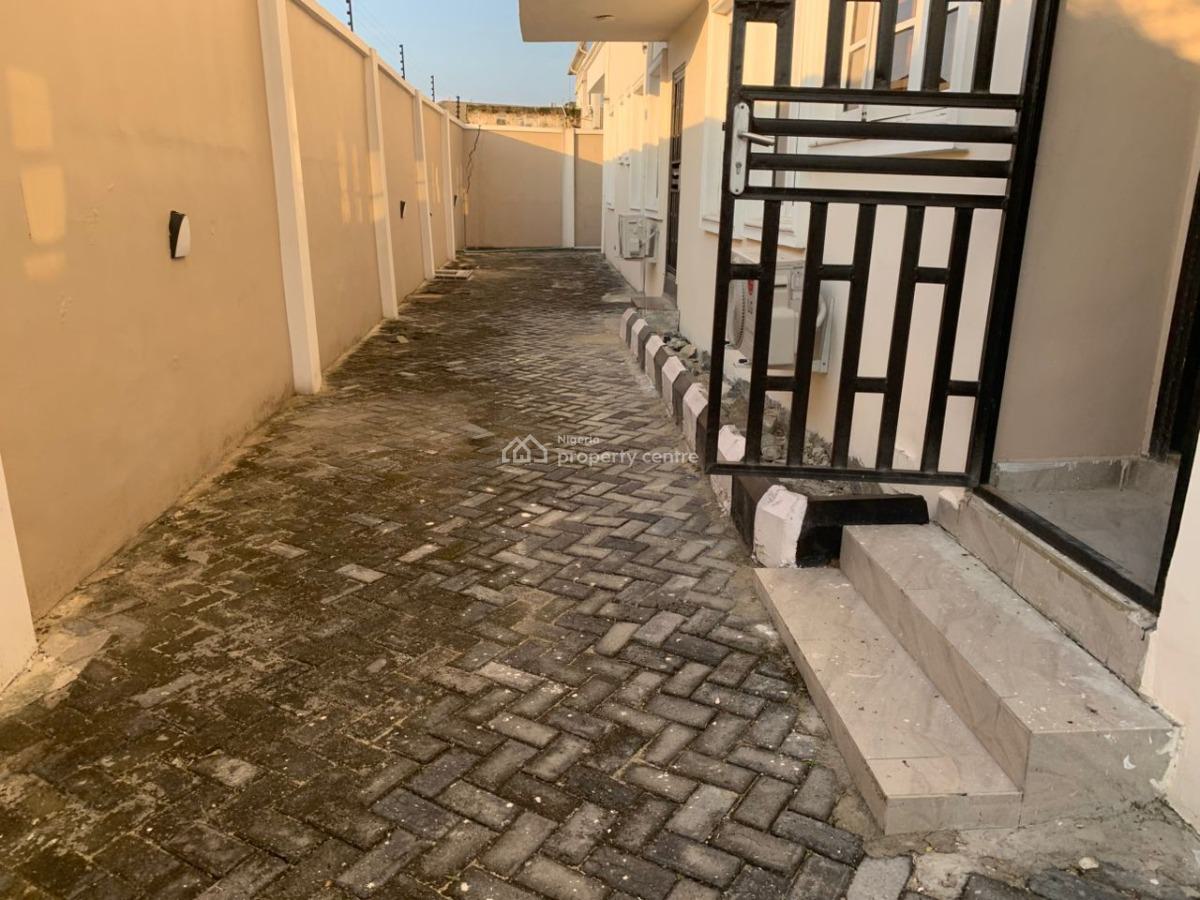 Luxury Standard 4 Bedroom Semi Detached House Witb Bq/ Gate/ Gen House, Peninsula Garden Estate, Sangotedo, Ajah, Lagos, Semi-detached Duplex for Rent
