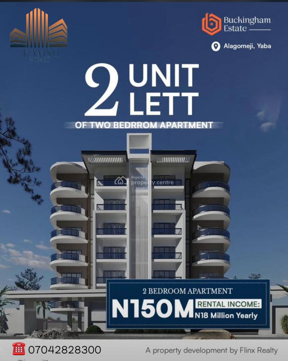 Own a Luxury 2 Bedroom Apartment, Yaba, Lagos, Flat / Apartment for Sale