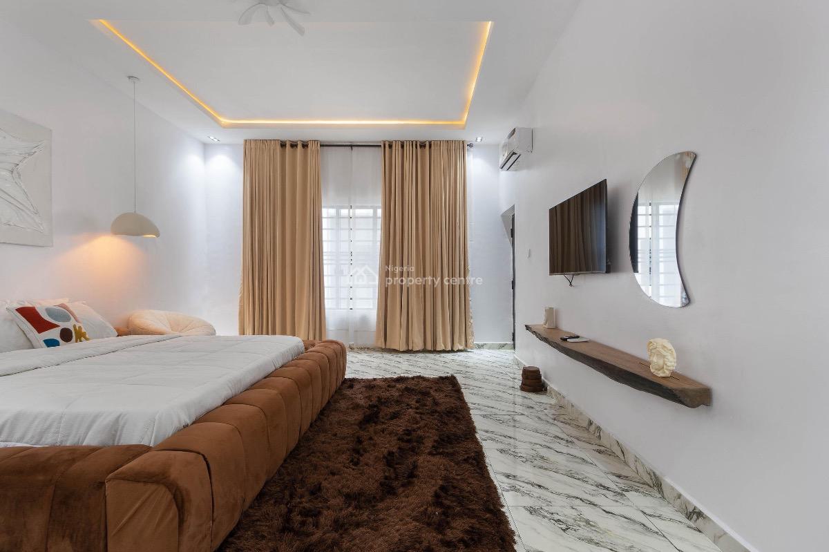 Luxury 4bedroom Duplex with Ps5/pool/gym, Meadow Hall Road, Ikate, Lekki, Lagos, Terraced Duplex Short Let