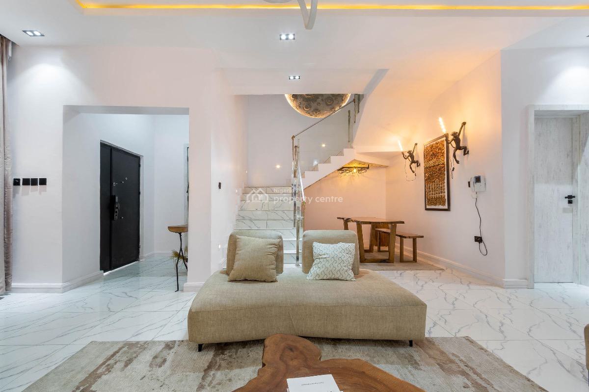 Luxury 4bedroom Duplex with Ps5/pool/gym, Meadow Hall Road, Ikate, Lekki, Lagos, Terraced Duplex Short Let