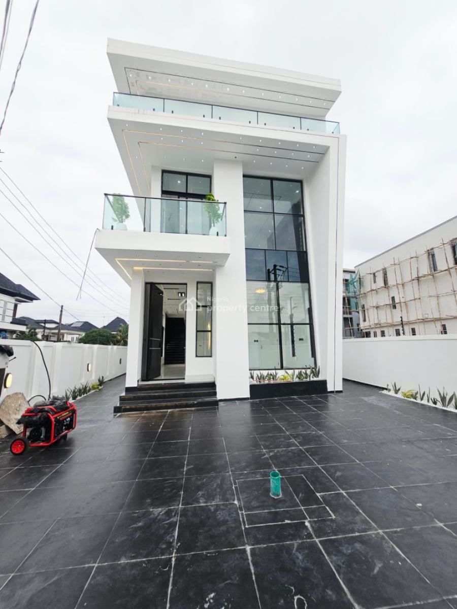 Brand New 5 Bedroom Detached Duplex with Swimming Pool and Bq, Chevron, Lekki, Lagos, Detached Duplex for Sale