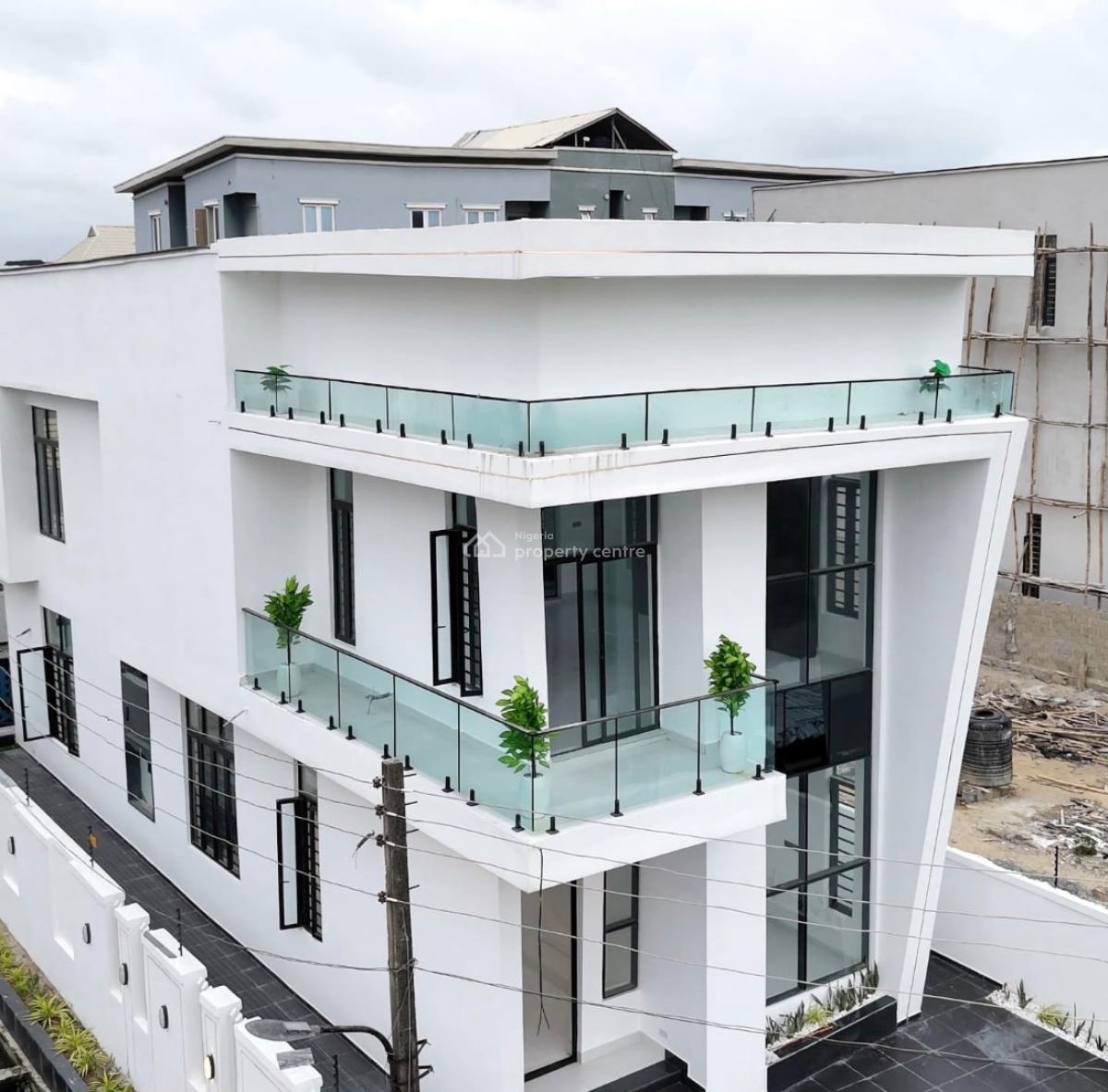 Brand New 5 Bedroom Detached Duplex with Swimming Pool and Bq, Chevron, Lekki, Lagos, Detached Duplex for Sale