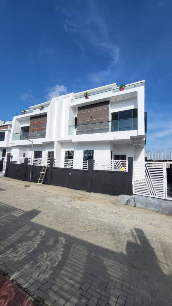 Well Built 4brm Semi Detached Duplex with a Bq, Abraham Adesanya Ajah, Ajah, Lagos, Semi-detached Duplex for Sale