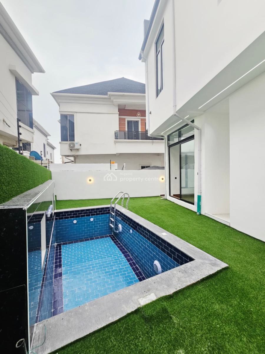 Brand New 5 Bedroom Detached Duplex with Swimming Pool and Bq, Chevron, Lekki, Lagos, Detached Duplex for Sale