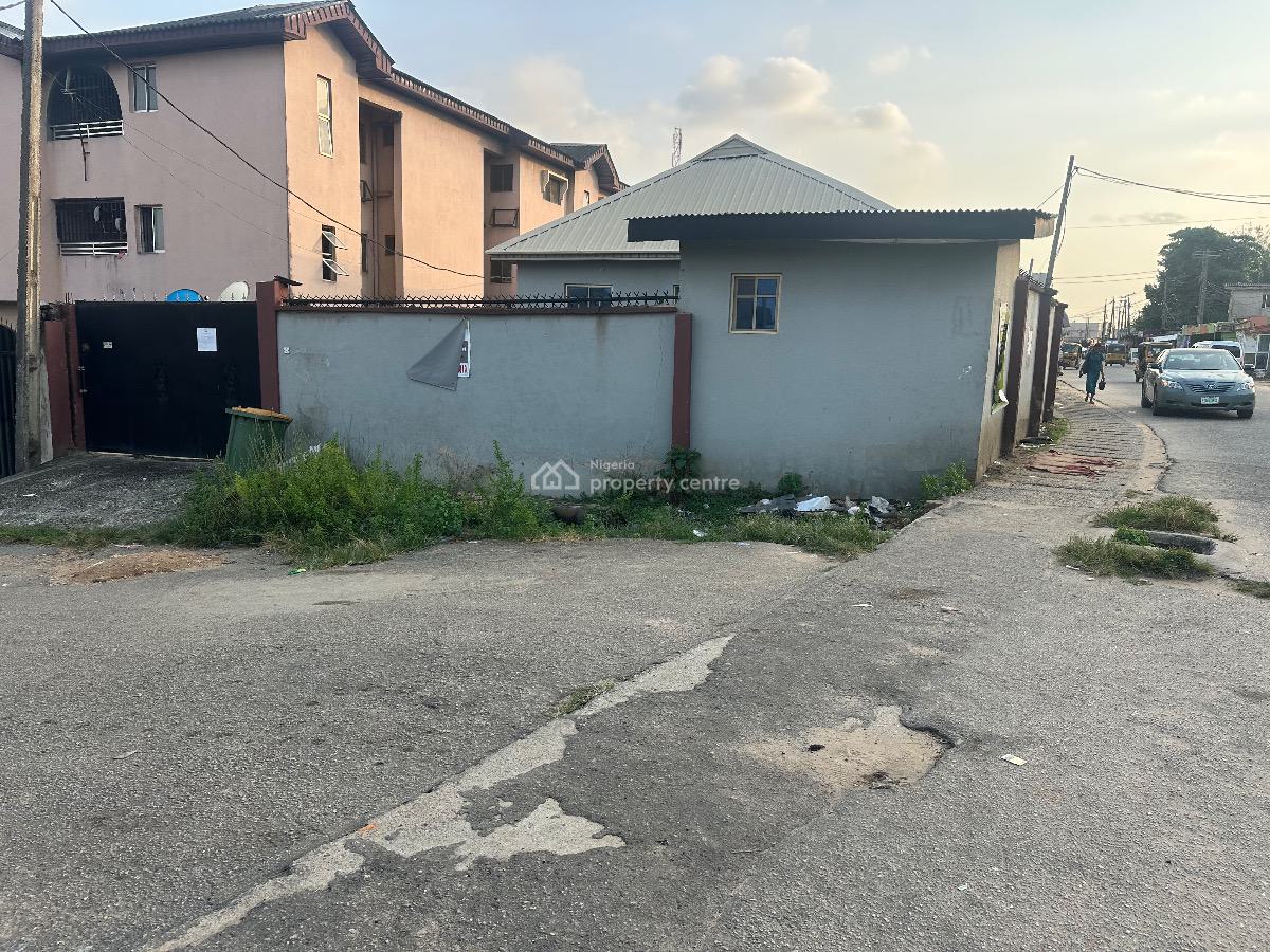 Corner Piece Detached Bungalow of 2-bedroom Flat, Oke-ira., Ogba, Ikeja, Lagos, Detached Bungalow for Sale