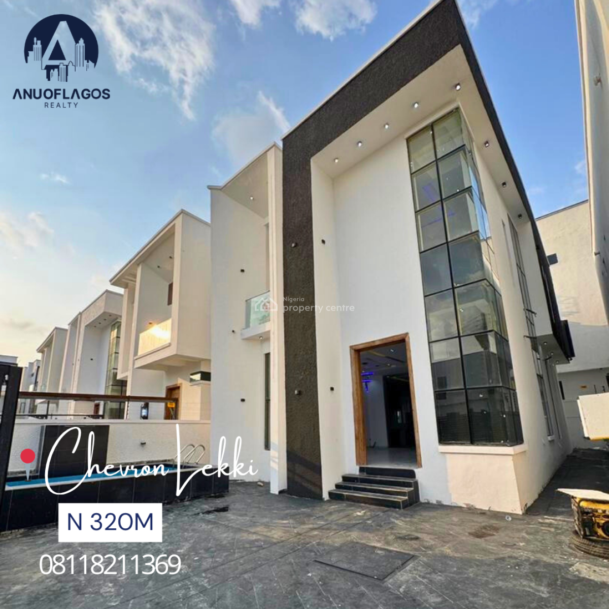 Spacious 4  Bedroom Duplex with a Pool, Lekki, Lagos, Detached Duplex for Sale