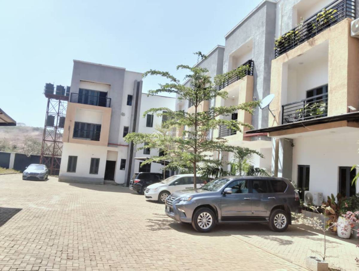 a Well Built and Tastefully Finished 5 Bedroom Terrace Duplex with Bq, Guzape District, Abuja, Terraced Duplex for Rent