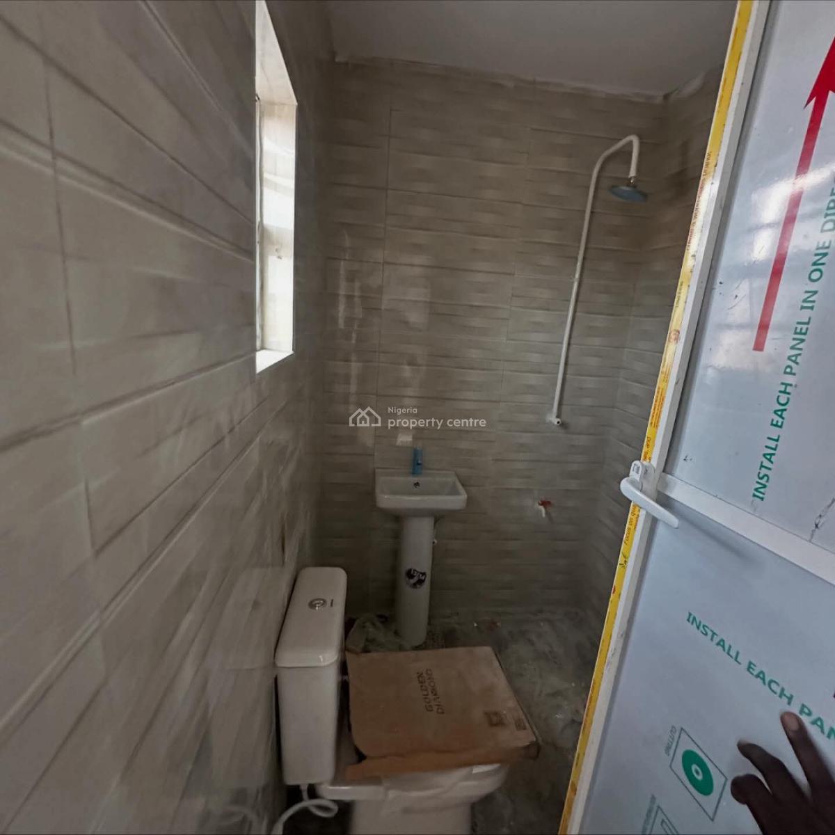 New Spacious 1 Bedroom Apartment, Serene and Secured Area, Ogombo, Ajah, Lagos, Mini Flat (room and Parlour) for Rent