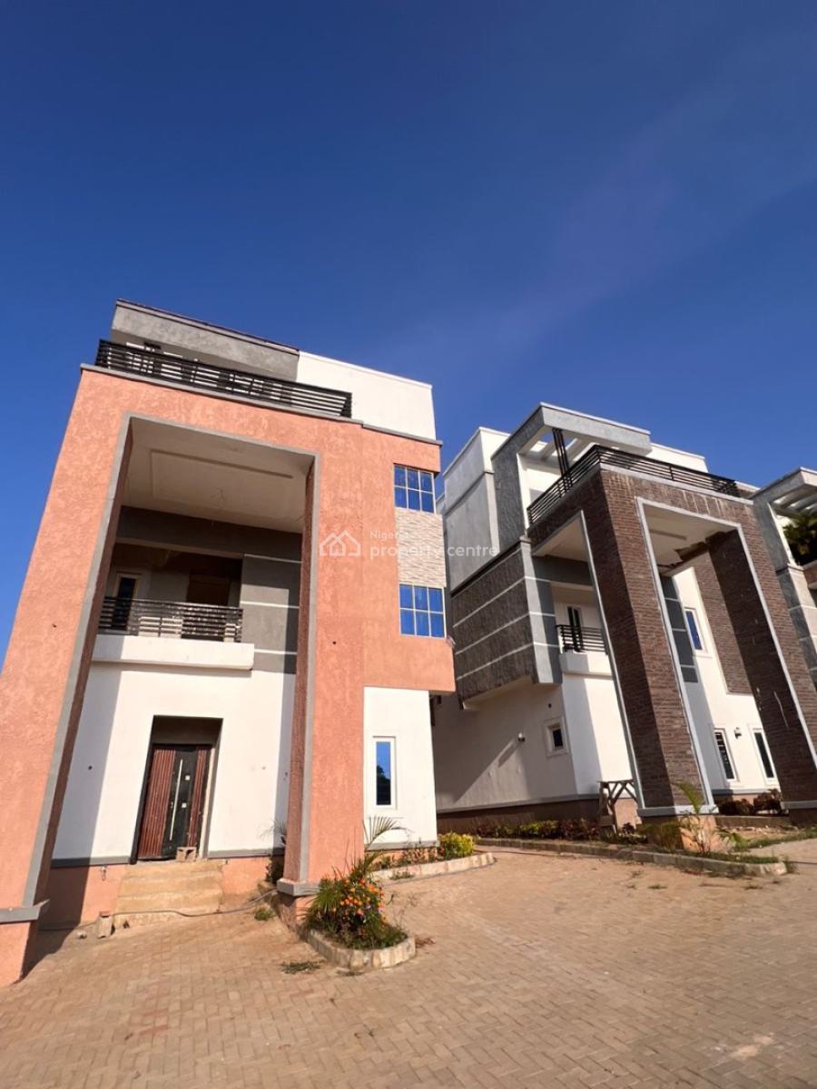 Exquisitely Finished 5 Bedroom Terraced Duplex with an Attached Bq, Guzape District, Abuja, Terraced Duplex for Rent