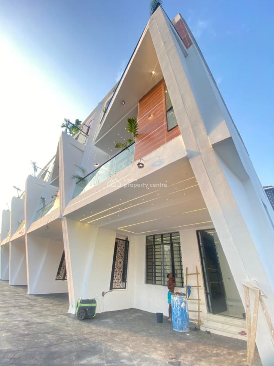 Brand New Luxury Well Built Spacious Smart 4bedroom Terrace with Bq, Chisco Ikate Lekki Lagos, Ikate Elegushi, Lekki, Lagos, Terraced Duplex for Rent