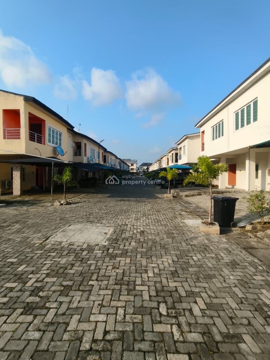 Sharp 4bed in a Fully Serviced Estate Away From Flood, Chevron  Alternative Route, Lekki, Lagos, Semi-detached Duplex for Sale