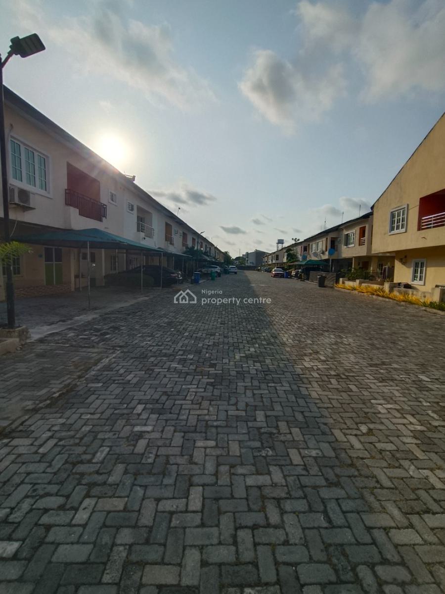 Sharp 4bed in a Fully Serviced Estate Away From Flood, Chevron  Alternative Route, Lekki, Lagos, Semi-detached Duplex for Sale