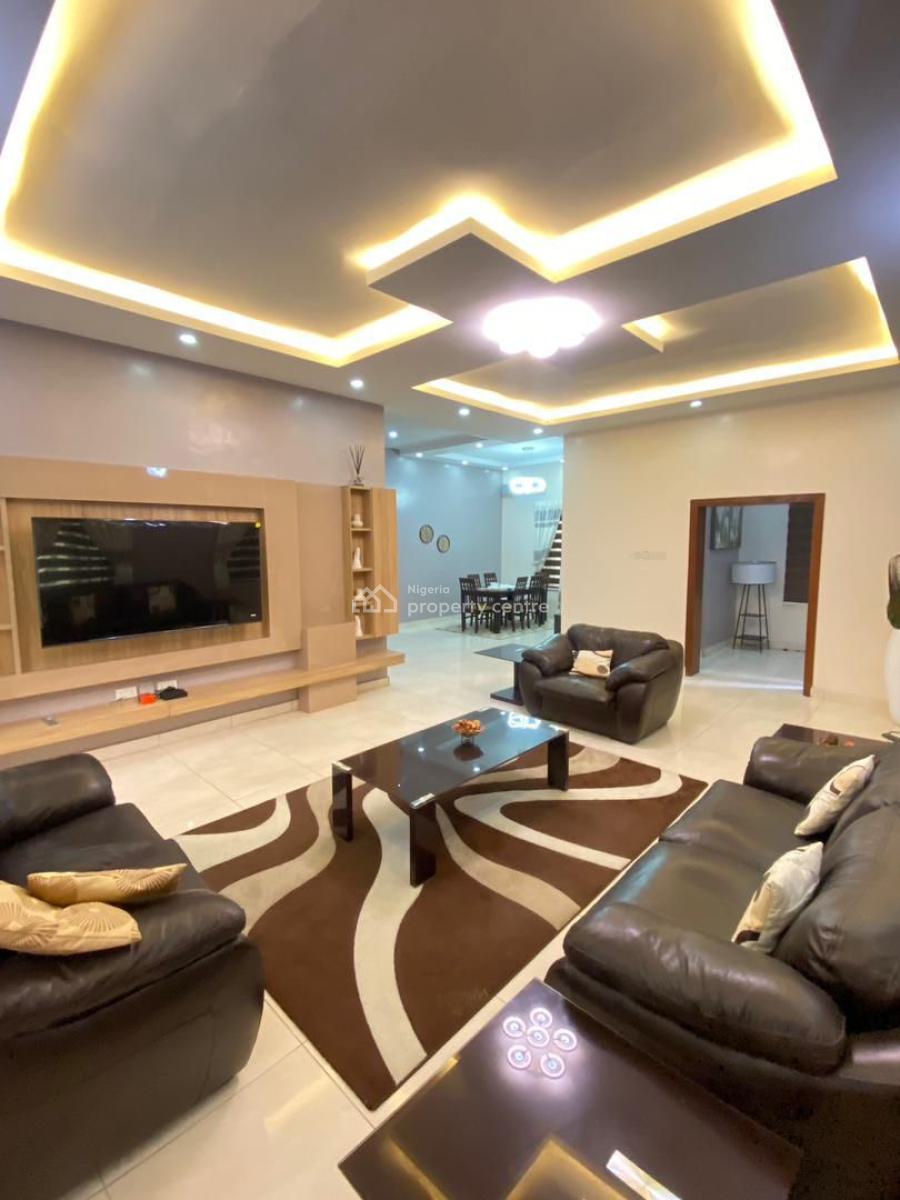 Fully Furnished 5 Bedroom Fully Detached Duplex with a 45kva Generator, Osapa Lekki, Osapa, Lekki, Lagos, Detached Duplex for Rent