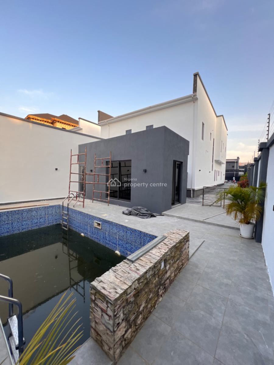 6 Bedroom Fully Detached Duplex with a Swimming Pool and 2 Rm Bq, Guzape District, Abuja, Detached Duplex for Sale