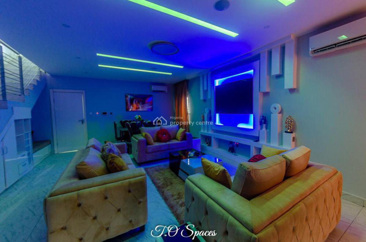 Fresh 3 Bedroom Apartment for Your Comfort, Urban Prime Lekki Scheme 2, Ajah, Lagos, Terraced Duplex Short Let