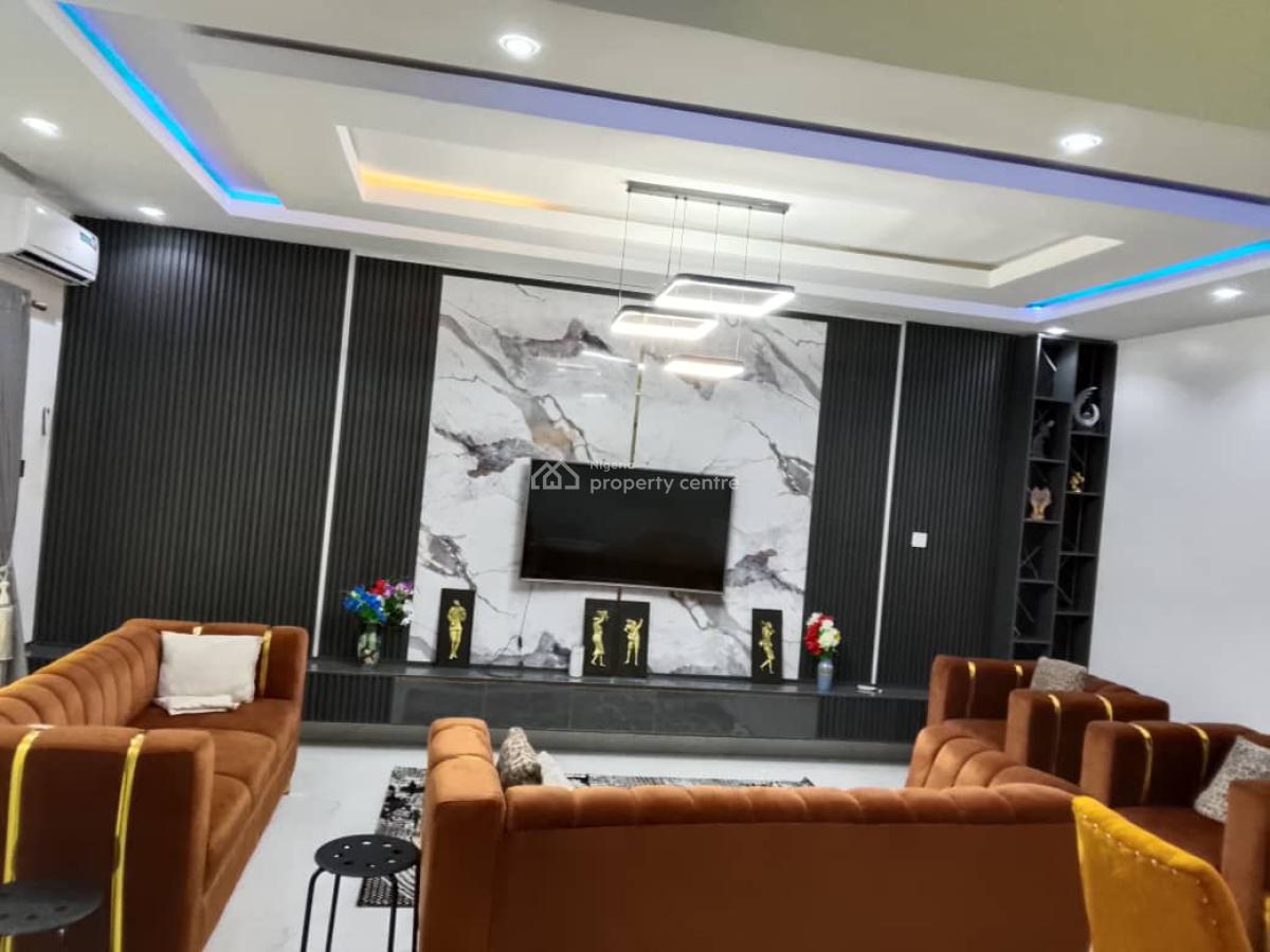 Fresh and Lovely 3 Bedroom Duplex, General Paint By Peperoni, Ajah, Lagos, Terraced Duplex Short Let