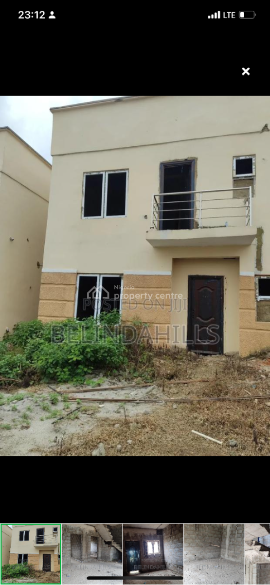 4 Bedroom Duplex Carcass, Gwarinpa, Abuja, Detached Duplex for Sale