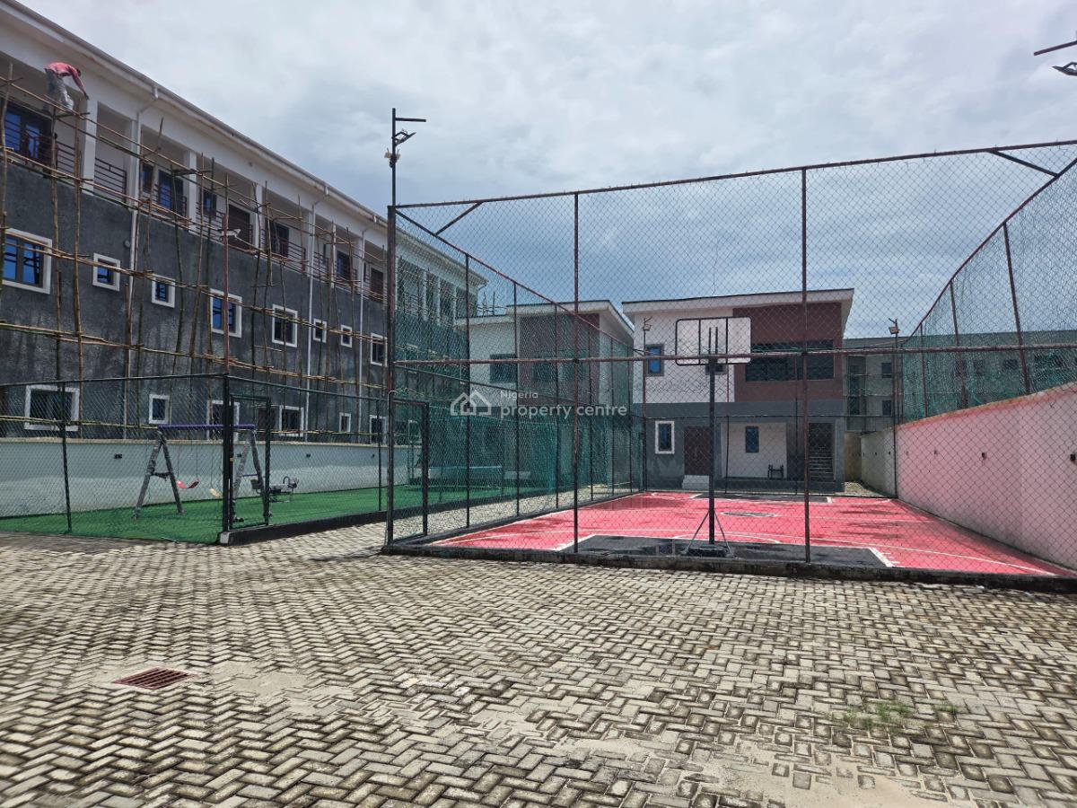 New 4 Bedrooms Duplex with Gym and Sports Center, Off Shoprite Road, Sangotedo, Ajah, Lagos, Terraced Duplex for Sale