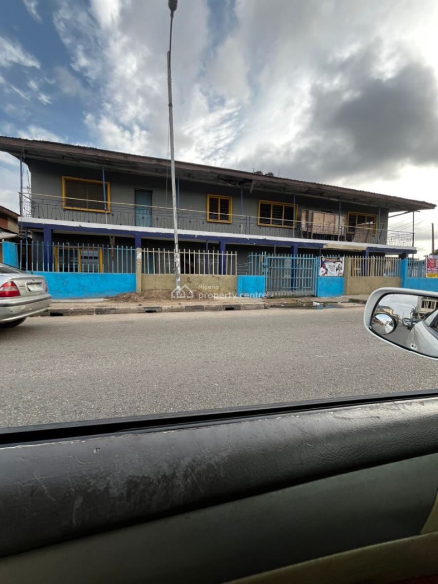 Cornerpiece One Storey in a Central Location Suitable for Commercial, Ilasamaja, Mushin, Lagos, Office Space for Sale