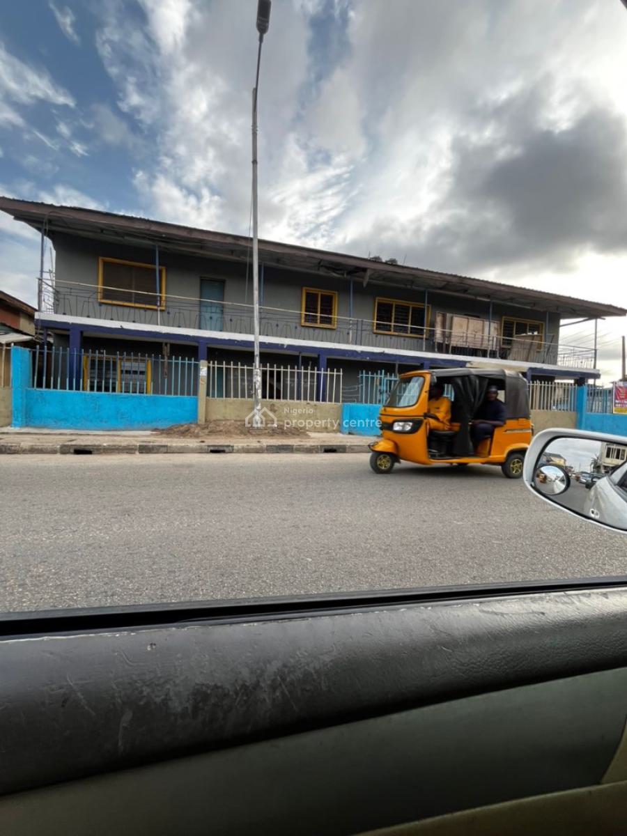 Cornerpiece One Storey in a Central Location Suitable for Commercial, Ilasamaja, Mushin, Lagos, Office Space for Sale