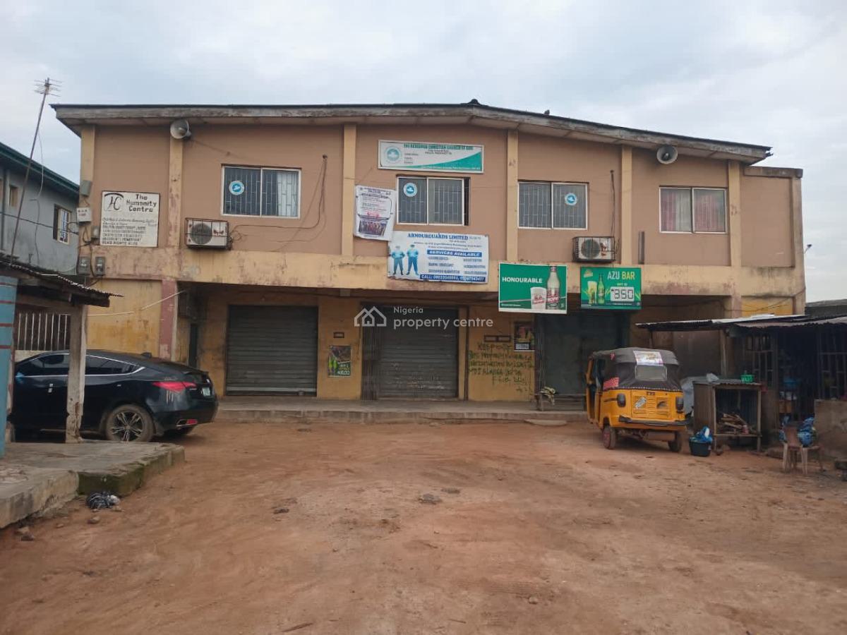 2 Units of 1 Story Buildings and 11 Shops, Ojokoro, Ifako-ijaiye, Lagos, House for Sale