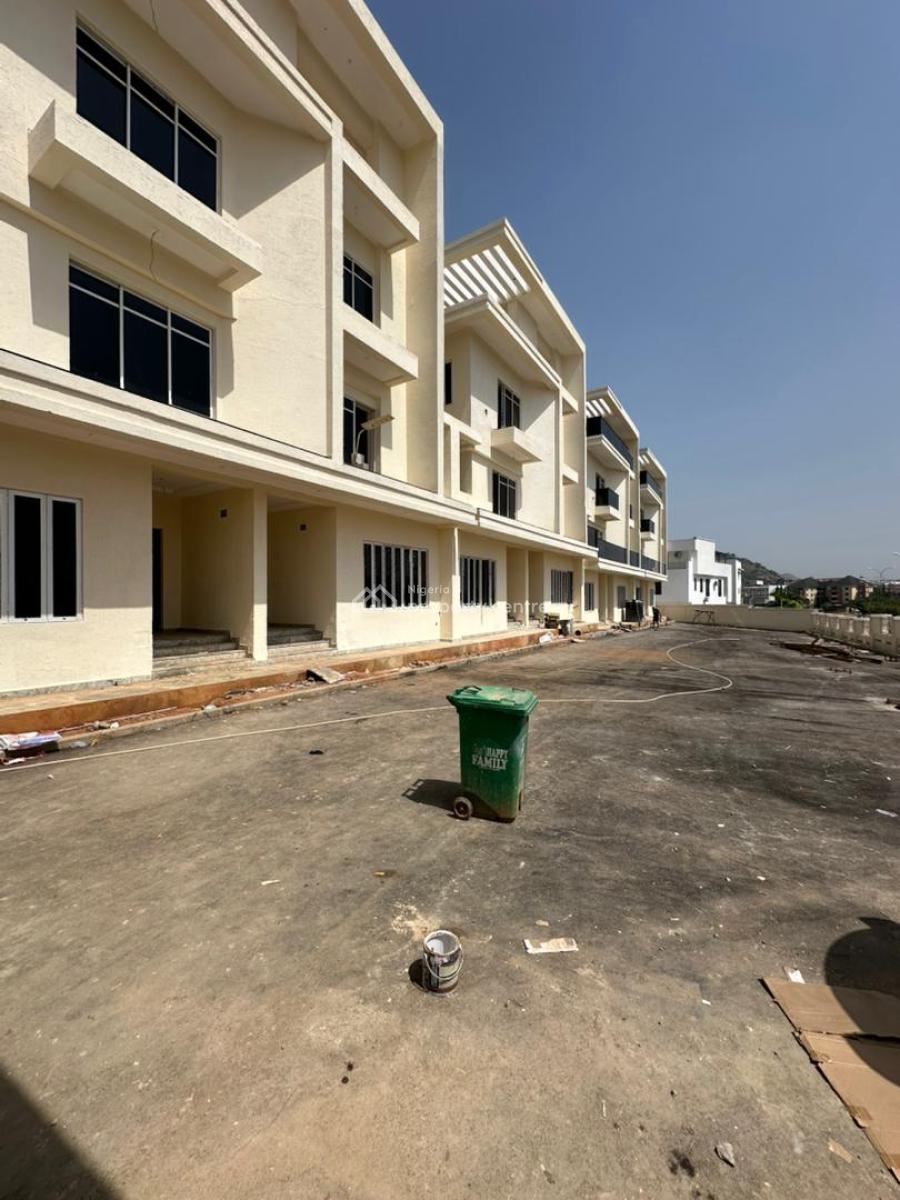Newly Built 4 Bedroom Terrace Duplex with 2 Living Rooms and Bq, Katampe Extension, Katampe, Abuja, Terraced Duplex for Sale