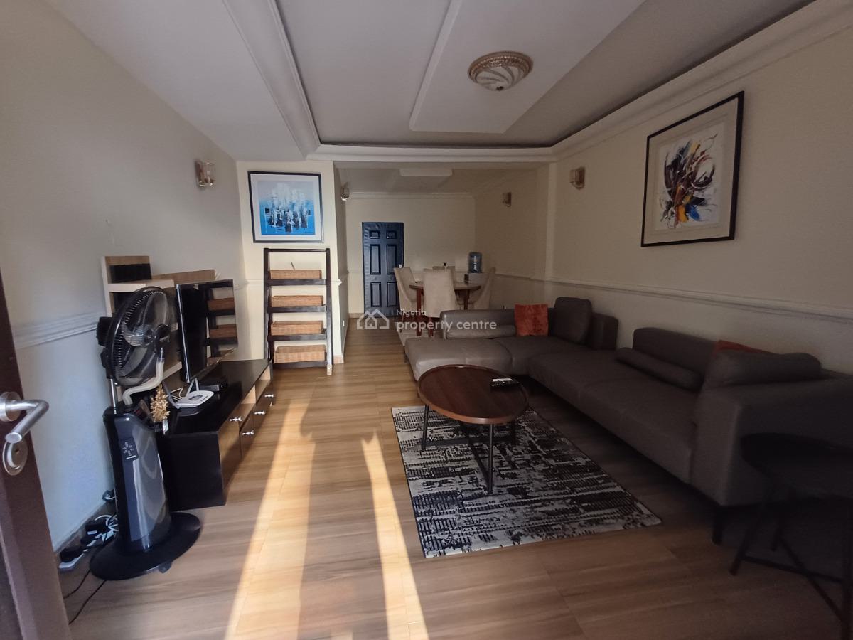 Fully Furnished One Bedroom Flat on The Ground Floor, Wuse 2, Abuja, Flat / Apartment for Rent