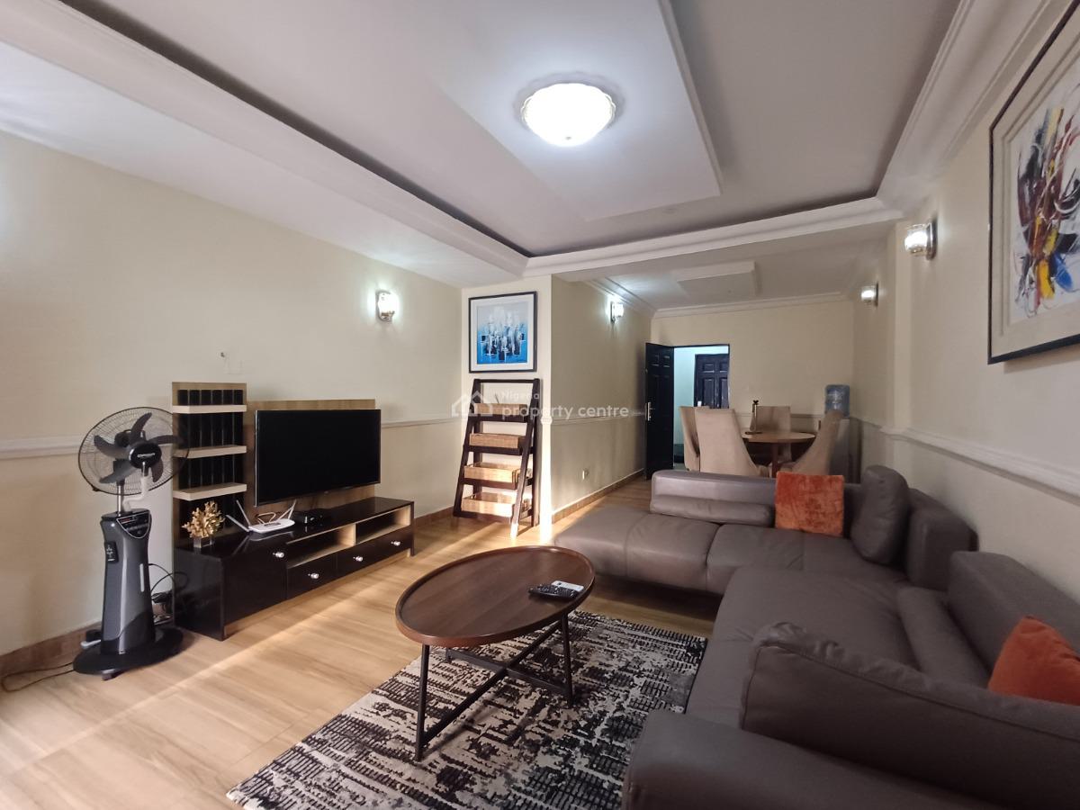 Fully Furnished One Bedroom Flat on The Ground Floor, Wuse 2, Abuja, Flat / Apartment for Rent
