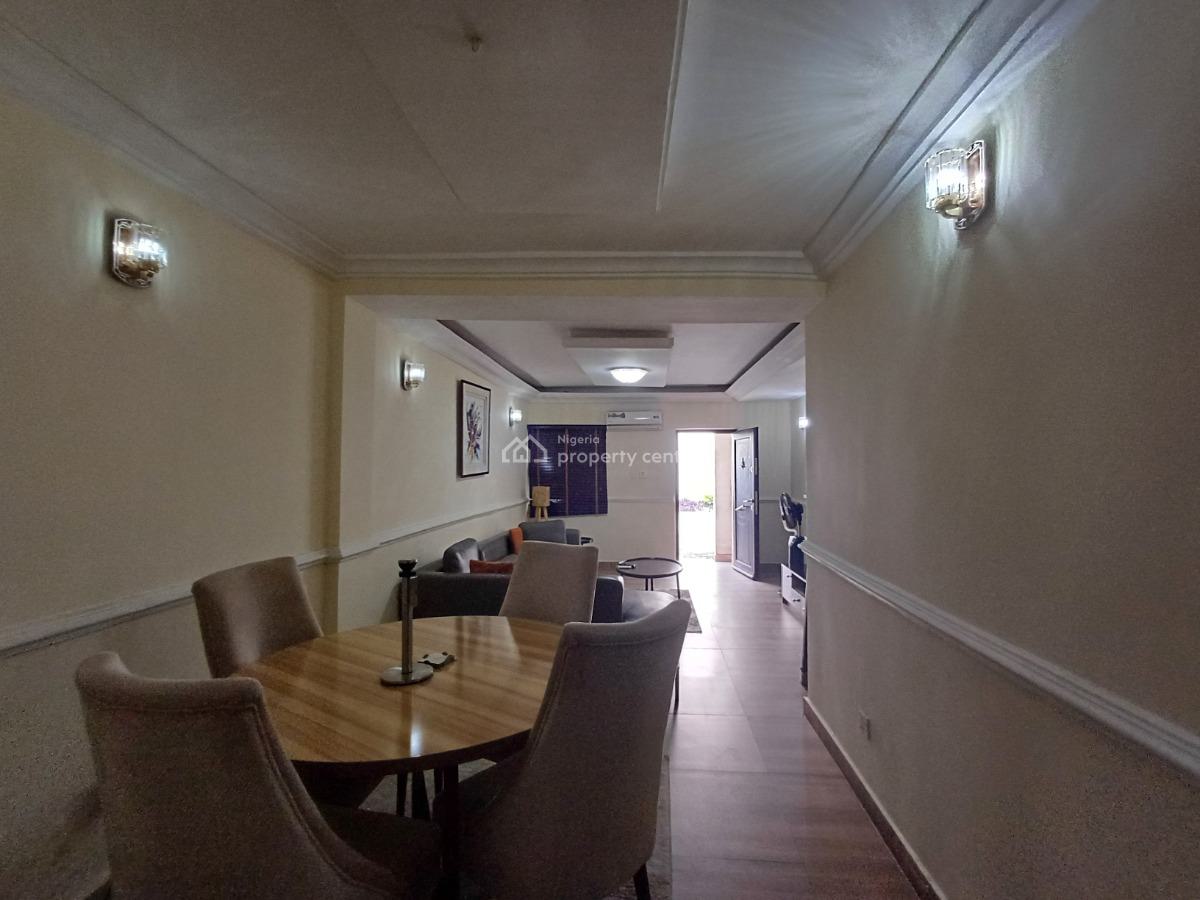 Fully Furnished One Bedroom Flat on The Ground Floor, Wuse 2, Abuja, Flat / Apartment for Rent