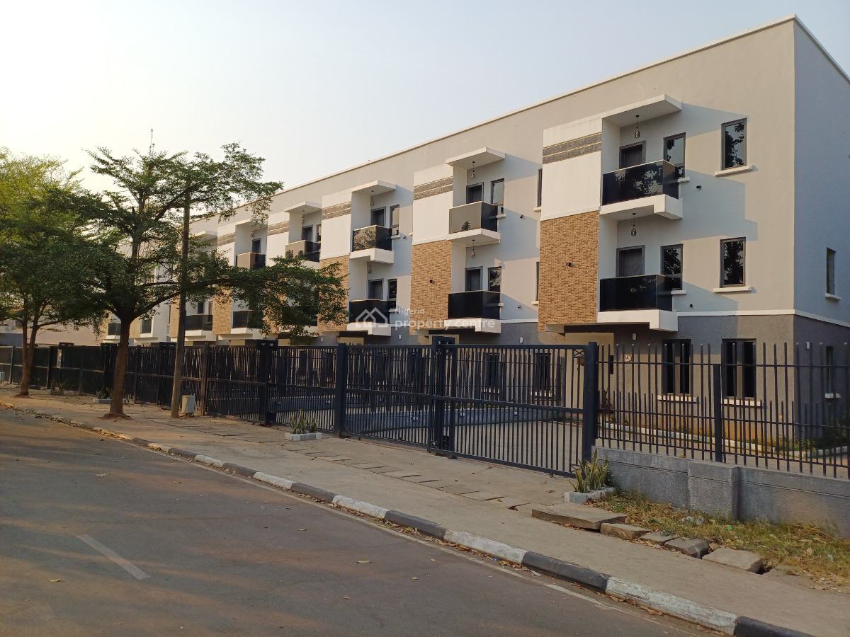 Brand New Self Compound Serviced 4 Bedroom Terrace Duplex with Bq, Wuse, Abuja, Terraced Duplex for Rent
